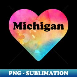 Michigan USA - PNG Sublimation Digital Download - Perfect for Sublimation Mastery