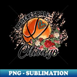 aesthetic pattern chicago basketball gifts vintage styles - high-quality png sublimation download - perfect for personalization