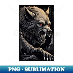 werewolf art - High-Quality PNG Sublimation Download - Perfect for Sublimation Mastery