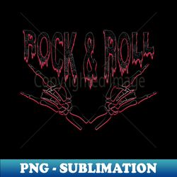 Rock And Roll Hand Sign - Artistic Sublimation Digital File - Revolutionize Your Designs