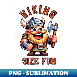 Viking Warrior Cartoon - Special Edition Sublimation PNG File