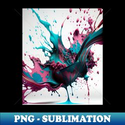 Splash water ink art number 49 - Instant Sublimation Digital Download