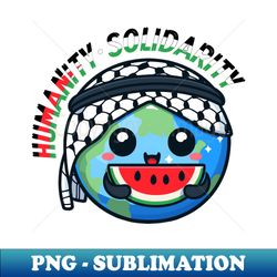 Earth Support Solidarity and Humanity - Creative Sublimation PNG Download