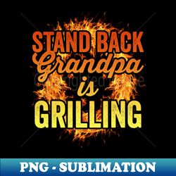 Funny Grilling Grandpa Bbq Season Grill Master - Exclusive Png Sublimation Download