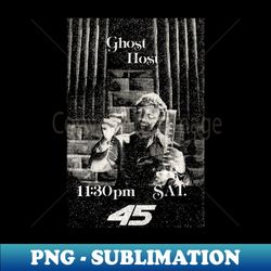 Ghost Host - Retro Png Sublimation Digital Download