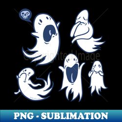 Spooky Cute Ghost Art - Sublimation-Ready PNG File