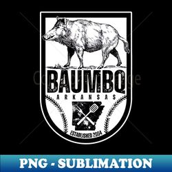 BaumBQ 04 Black - PNG Transparent Sublimation Design