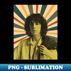 Patti Smith - Vintage Sublimation PNG Download
