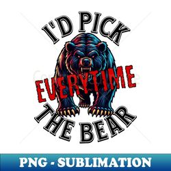The Bear - Stylish Sublimation Digital Download