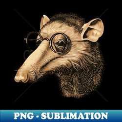 The Intellectual Anteater Nosing into Knowledge - Digital Sublimation Download File