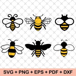 Bee Svg, Bee Png, Honeycomb Svg, Bee Clipart, Queen Bee Svg, Bee Hive Svg, Honey Bee Svg, Cute Bee Svg, Bumble Bee Svg,