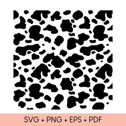 Cow print, Cow spots, Cow print pattern svg, pdf, eps, png, Instant download, Animal print svg