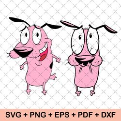 Courage The Cowardly Dog SVG, Courage The Cowardly Dog Vector, Courage The Cowardly Dog Clipart, Courage