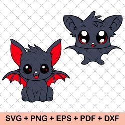 Bat SVG Bundle, Halloween Bat SVG, Bat, Halloween, Night Bat SVG, Png, Svg Files for Cricut, Silhouette