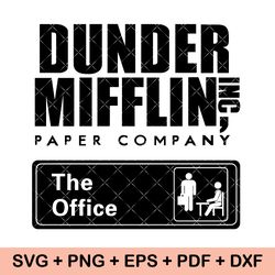 Dunder Mifflin svg, The Office SVG, The Office Svg Files for Cricut, The Office Clipart, The Office Vector