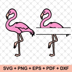 Flamingo Svg, Flamingo Clipart, Summer Svg, Tropical Svg, Vacation Svg, Flamingo Sunglasses Svg, Cut Files For Cricut,