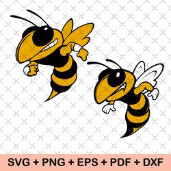 Hornet Mascot Svg File, Hornet Cut Files, Hornet Silhouette Cut Files, Hornet Clipart, Hornet Monogram, Hornet Mascot