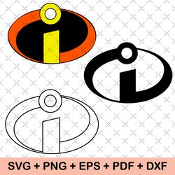 ncredible Logo Svg, Incredible SVG PNG DXF, Incredible Digital Vector Clipart Print Vinyl Decal, Halloween Costume Svg,