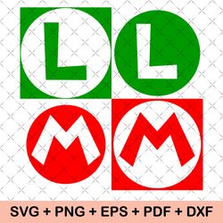 Mario svg, luigi svg, Super Mario, Super Mario Bundle Mario bros Alphabet Svg, Mario bros, svg