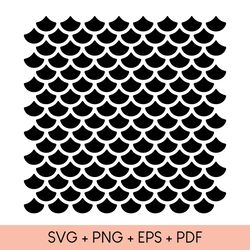 Mermaid Scales SVG - Seamless Mermaid SVG Pattern - Seamless Pattern PNG - Mermaid Scales Pattern Sublimation
