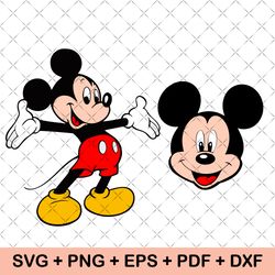 Mickey Mouse SVG Bundle Layered Head svg Birthday tshirt svg, Tumbler Mug svg files for Cricut, SVG Files For Cricut, Fo
