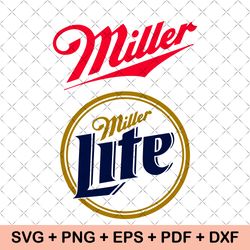 Miller svg, Miller lite svg, beer svg, vector, layered svg, alcohol svg, Tennessee svg, party svg, Instant download