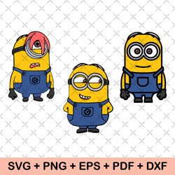 Minions Svg Bundle, Minions Png, Despicable Svg, Layered SVG, Minions Faces Svg, Digital file, Cut File For Cricut