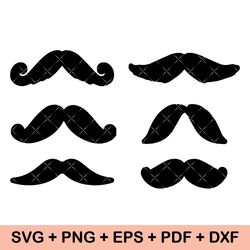 Mustache SVG, Mustaches Svg, Mustache Clipart, Mustache Bundle Svg, Mustache Vector, Mustache Silhouette, Mustache Cut