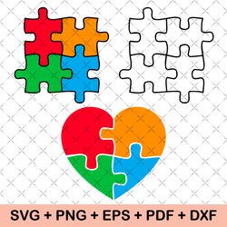 Autism SVG Bundle / Cut Files / Commercial use / Cricut / Clip art / Autism Awareness SVG / Printable / Vector / Autism