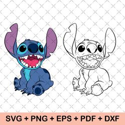 Stitch SVG, Stitch Svg, Stitch Couple Svg, Png, Stitch Love Svg, Angel, Stitch With Angel Svg Png