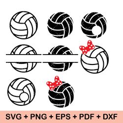 Volleyball SVG bundle, volleyball silhouette, volleyball ball svg, volleyball ball png, volleyball ball clipart