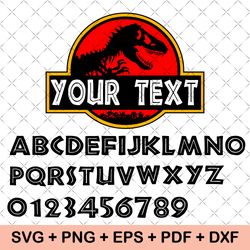 Jurassic Park Font | SVG | PNG | Cut files | Instant Download!