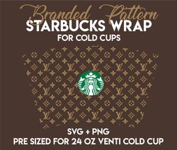 Louis Vuitton svg, Designer wrap svg, Starbucks wrap Svg, 24oz Cold Cup Svg, Venti Cold Cup Svg, Full Wrap Svg, wrap svg