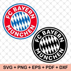 Bayern Munich svg, FC svg, football svg, football club svg, sports svg, game svg, cricut DXF, SVG, PNG