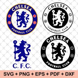 Chelsea svg, FC svg, football svg, football club svg, sports svg, game svg, cricut DXF, SVG, PNG
