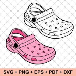 Croc Shoe Svg, Croc Shoe Png, Croc Shoe Clipart, Croc Shoe Vector,Croc Shoe Silhouette,Croc Shoe Jpg, Croc Shoe Pdf