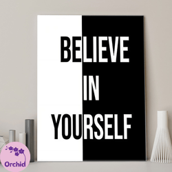 Motivational Picture Canvas Print,Inspiring Quote,Positive Affirmation,Office and Home Decor,Wall Art,Encouraging Design