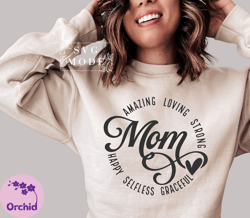 Mom Is Strong Shirt, Happy Mothers Day TShirt, Mom Shirt TShirt, Mom TShirt, Super Mom TShirt, Gift For Mom, Best Mom Ev