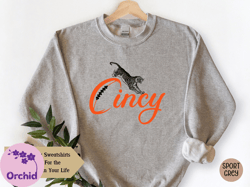 Cincinnati Football Sweatshirt, Cincy Football Sweatshirt, Cincinnati Football, Football Sweater for Her, Football team,