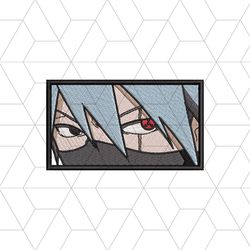 Kakashi Sharingan Embroidery Design Download Anime Naruto Embroidery File