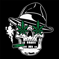 Skull Smoking Weed Svg, Trending Svg, Weed Skull Svg, Skull Svg, Marijuana Svg, Weed Svg, Cannabis Svg, Smoking Weed Svg