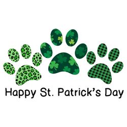 Dog Paw Happy St Patricks Day Svg, Trending Svg, St Patrick Day Svg, St Patrick Svg, St Patrick Day 2021, Dog Paw Svg, I