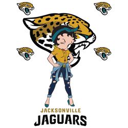 Jacksonville Jaguars Betty Boop Svg, Sport Svg, Jacksonville Jaguars, Jaguars Svg, Jaguars Betty Boop, Nfl Betty Boop, J
