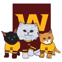 Washington Football Cat Svg, Sport Svg, Washington Svg, Washington Cat Svg, Washington Nfl, Washington Logo Svg, Cat Svg