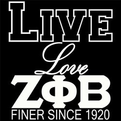 Live love finer since 1920, Zeta svg, 1920 zeta phi beta, Zeta Phi beta svg