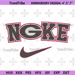 Georgia Bulldogs Nike Logo Embroidery Design Download File