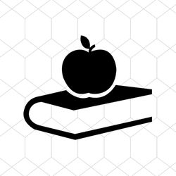 Apple Book Education Symbol Vector Art Stock Vector Svg