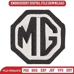 Morris Garages Embroidery Download MG Logo Car Embroidery File