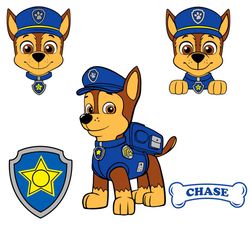 Paw Patrol Police Bundle Svg, Trending Svg, Paw Patrol Svg, Bundle Svg, Patrol Cartoon Svg, Animals Svg, Police Svg, Dog