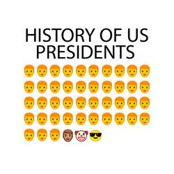 History Of US Presidents In Emojis Svg, Trending Svg, Us President Svg, Joe Biden Svg, Biden Svg, 46th President Svg, Ob